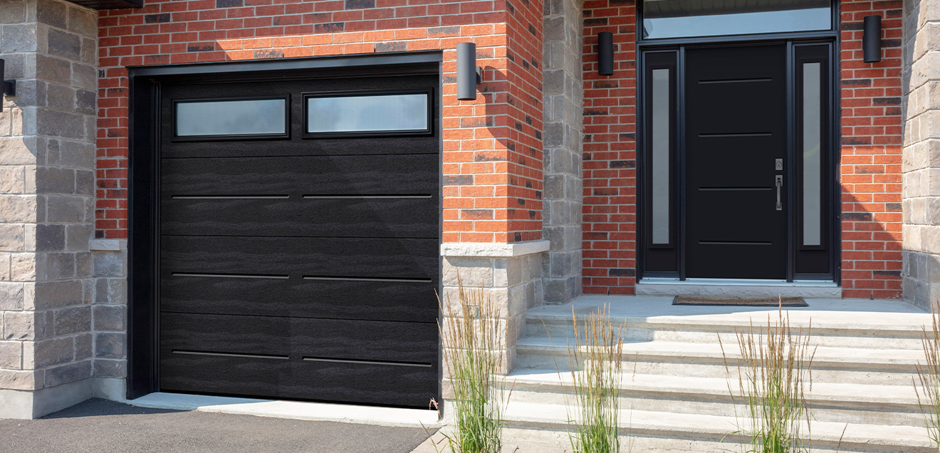 Garage door in Windsor, Ontario